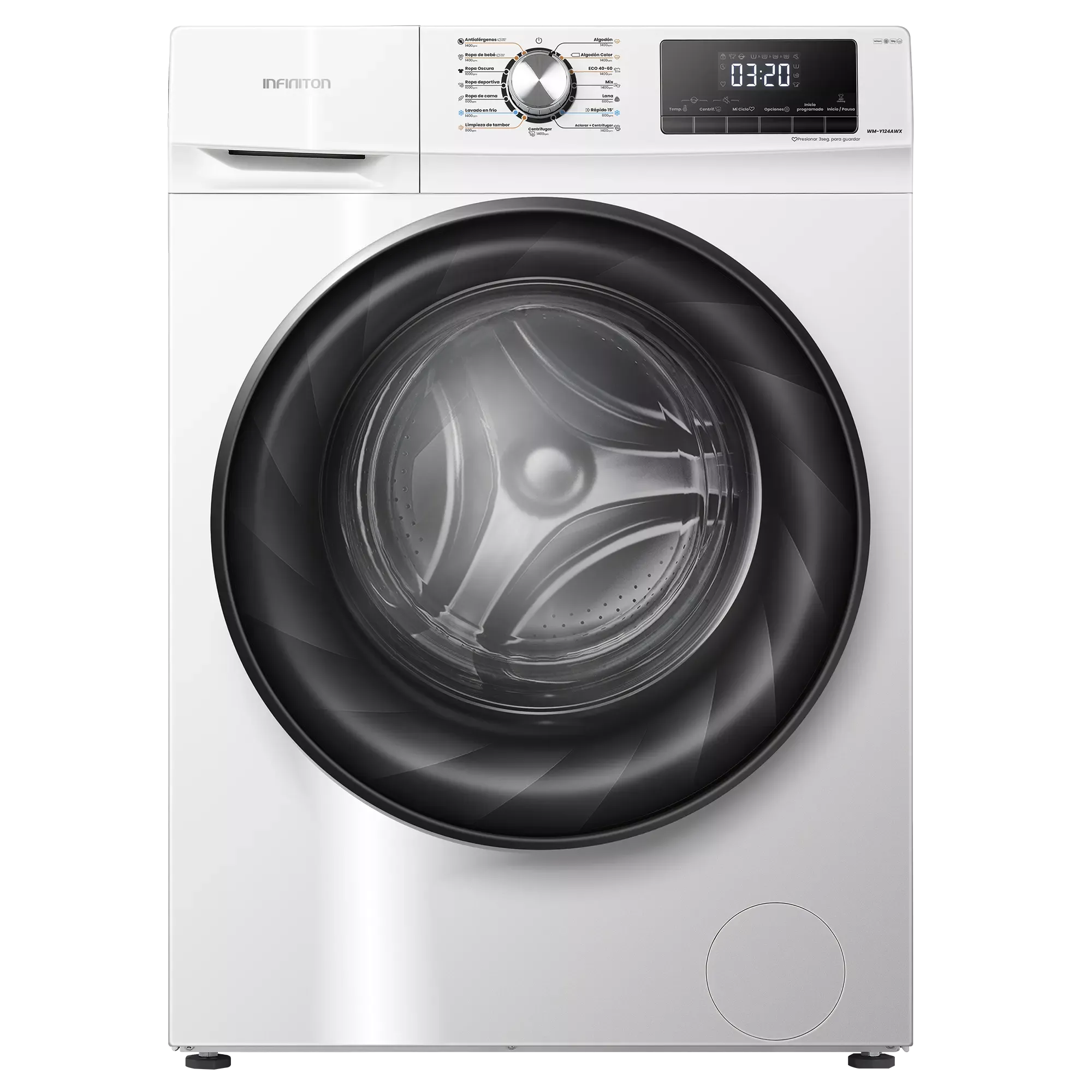 LAVADORA INFINITON WMY124AWX 12KG 1400RPM A BLANCO